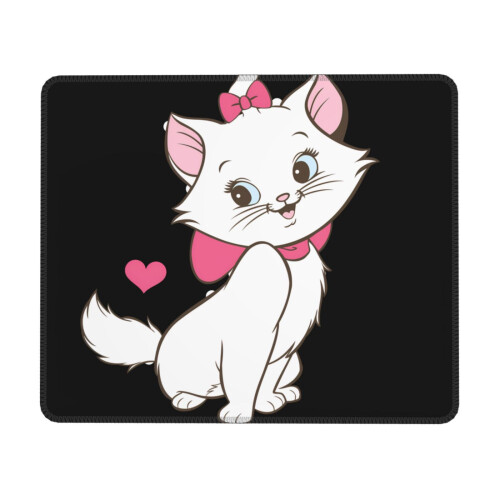 Aristocats gummilåskantmusematte, skrivebordsmatte, skriveplate, spillmatte med flere koder musematter for datamaskiner bærbar mus musematte