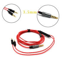 Acessórios para celular Viflosae: Cabo de fone de ouvido de 120 cm com controle remoto e microfone para Tracks HD V8V12. Ofertas do dia em