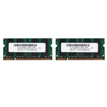 Mémoire vive (RAM) SO-DIMM 2 x 2 Go DDR2PC2-6400 800 MHz 200 broches 1,8 V pour ordinateur portable