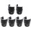 Plastic Pool Table Pocket Set  Complete 6 Piece Replacement Billiard Table Pockets for Precise Fit 2