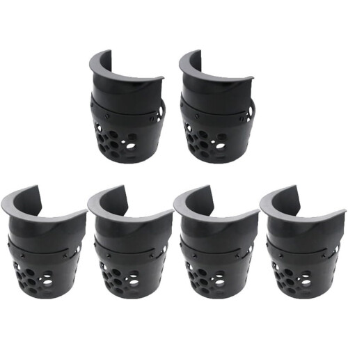 Plastic Pool Table Pocket Set  Complete 6 Piece Replacement Billiard Table Pockets for Precise Fit 1