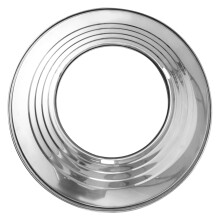 Placa vaporera Eease, anillo de vapor metálico, adaptador de vapor de bambú de 31 cm.