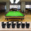 Plastic Pool Table Pocket Set  Complete 6 Piece Replacement Billiard Table Pockets for Precise Fit 5