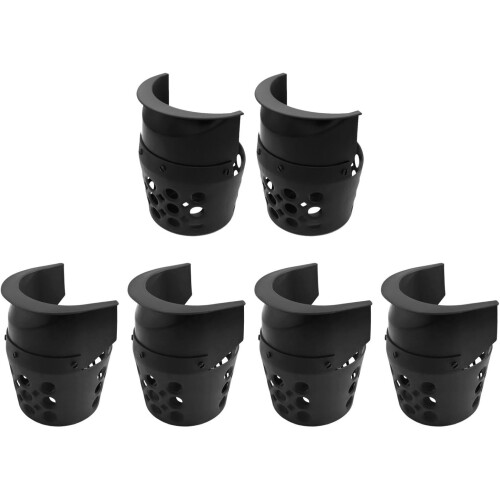 Plastic Pool Table Pocket Set  Complete 6 Piece Replacement Billiard Table Pockets for Precise Fit 2
