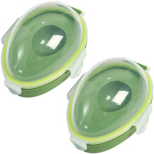 ckepdyeh2Pack Fruit Guardian, Conjunto de Recipiente para Armazenamento de Frutas com Suporte Protetor para Utensílios de Cozinha