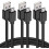 Καλώδιο Micro USB, καλώδιο φορτιστή Android UniversalPack3Pack6ft Long, καλώδιο φορτιστή 1