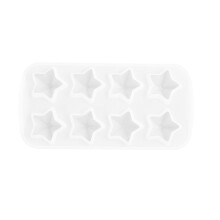 Molde de silicona para cubitos de hielo con forma de estrella tridimensional Eease
