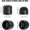 6pcs2styles πώμα μπουκαλιών κρασιού με περιστρεφόμενο κλείδωμα πλαστικό σφραγισμένο 2