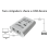 Συσκευή κοινής χρήσης εκτυπωτή 2X USB, Συσκευή κοινής χρήσης εκτυπωτή 2 σε 1 έξοδος, 4