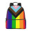 Σακίδιο πλάτης Progress Pride Flag για φορητό υπολογιστή, tablet και αθλητική τσάντα ταξιδιού 1