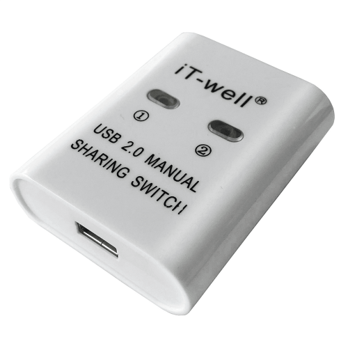 Συσκευή κοινής χρήσης εκτυπωτή 2X USB, Συσκευή κοινής χρήσης εκτυπωτή 2 σε 1 έξοδος, 2