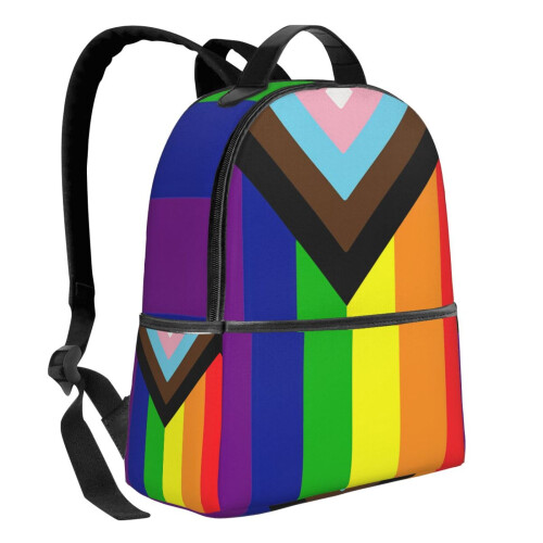 Σακίδιο πλάτης Progress Pride Flag για φορητό υπολογιστή, tablet και αθλητική τσάντα ταξιδιού 1
