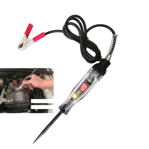 Mosiee Led Light Car Tool Ψηφιακός ελεγκτής LCD Ηλεκτρικός ανιχνευτής τάσης με στυλό