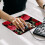 Τετράγωνο Mouse Pad 8,3x9,8 ιντσών, Mousepad σε σχήμα τριαντάφυλλου σε κόκκινο χρώμα λεοπάρ 7