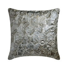 HomeCentric Beige 40x40 cm prydnadskuddar, jutespets och marockansk stil, enfärgat mönster, modern soffdekor
