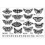 1 φύλλο διάφανων σφραγίδων Moth Butterfly για DIY Scrapbooking, κάρτες, φωτογραφικό ημερολόγιο, 8