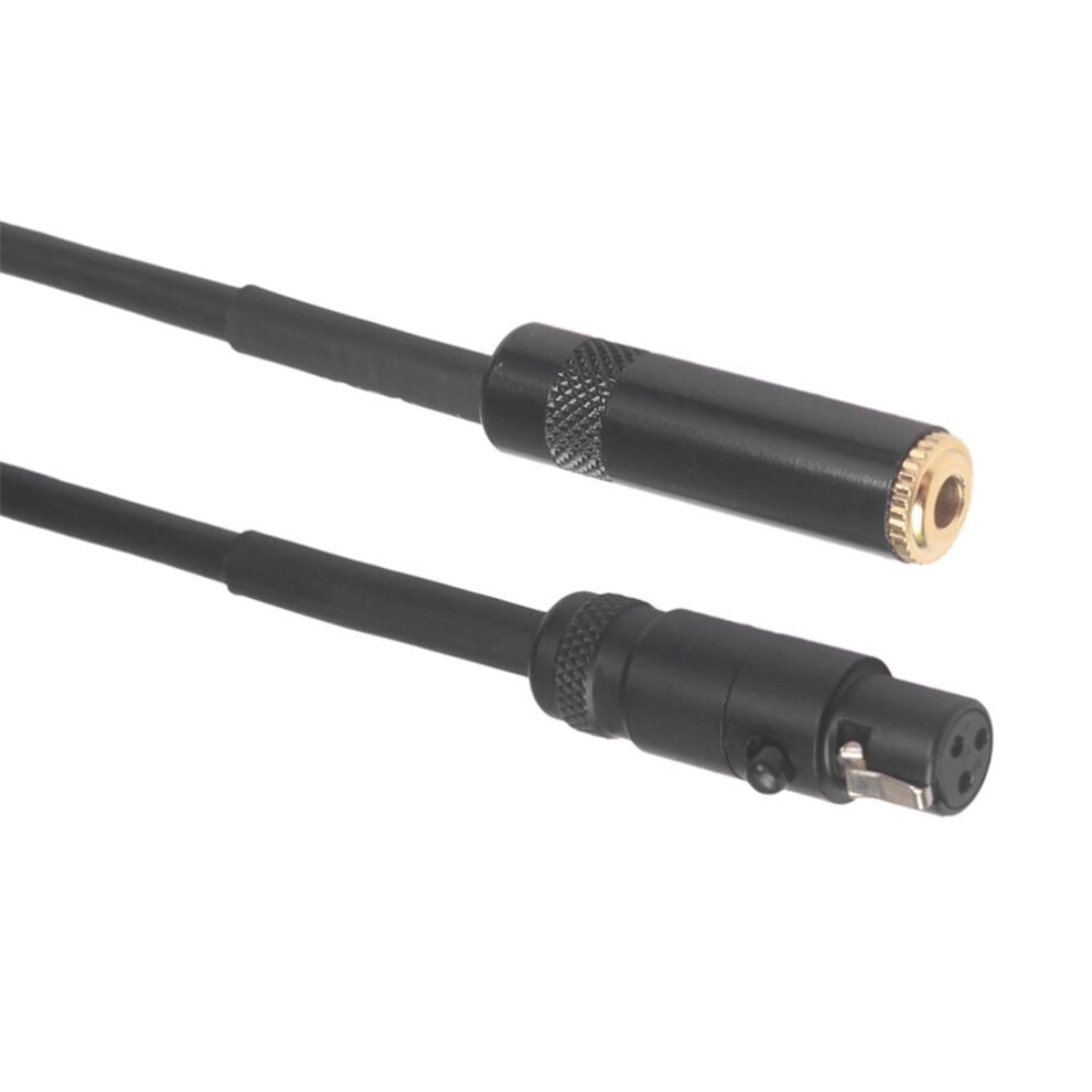 Mini Xlr 3Pin Female To 3.5Mm Female Jack Audio Cable Earphone Wire (0.3M) Gold 9322103589611