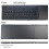 Teclado Bluetooth com touchpad dobrável e sem fio para teclado e mouse. 6