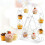 8Cups Μεταλλική Περιστρεφόμενη Βάση για Cupcakes με Τροχό και Βάση για Επιδόρπια, Βάση 2