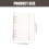 4 buc notebook copertă notepad PP carcasă scrapbooking dosar plastic protector transparent binder jurnal cu foi libere protecție 6