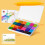 Generic24Colors Χρωστική εκτύπωσης για δάχτυλα, πολύχρωμη εκτύπωση, δίσκος εκτύπωσης 1