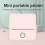 jixopn Mini Printer 200dpi Wireless Bluetooth-compatible Impresora BT4.0 (Pink) 5