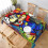 Mario Rectangular Tablecloth Water Resistance Antiwrinkle Spillproof Soft Fabric Table Cloth 60"X90" 1