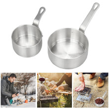 Stainless Saucepan Small Cooking Pot Pan Milk Warmer 50ml And 100ml