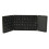 Foldable Bluetooth Keyboard With Touchpad Rechargeable Full Size Ultra Slim Pocket Folding Keyboard For Ios Android Windows Devices Sensitive 5