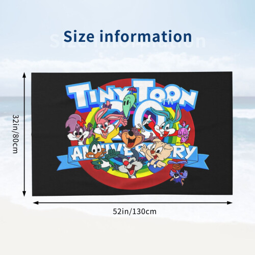Πετσέτα μπάνιου Looney Tunes Beach Towel Πολυλειτουργική Δημοφιλής Μεγάλο μέγεθος 2