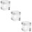 3Pcs Durable Glass Nail Art Cups Multi-Function Manicure Storage Bowls 11
