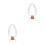 2Pcs Glass Match Organizer Jars with Cork Lid Clear Decorative Storage 4