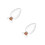 2Pcs Glass Match Organizer Jars with Cork Lid Clear Decorative Storage 9