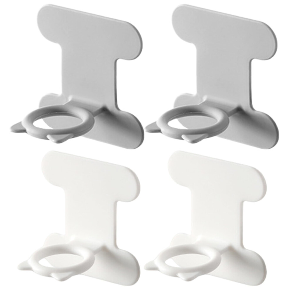 4Pcs Silicone Toilet Seat Lifter with Longer Handle, Adhesive No Touch Toilet Lid Handle for Bathroom