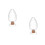 2Pcs Glass Match Organizer Jars with Cork Lid Clear Decorative Storage 5