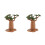 2Pcs Multi-Color Simulation PVC Trees for Children's Learning Diorama 9