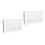 2Sets White Sublimation Floating Wall Boards with Hooks for Office Use 8
