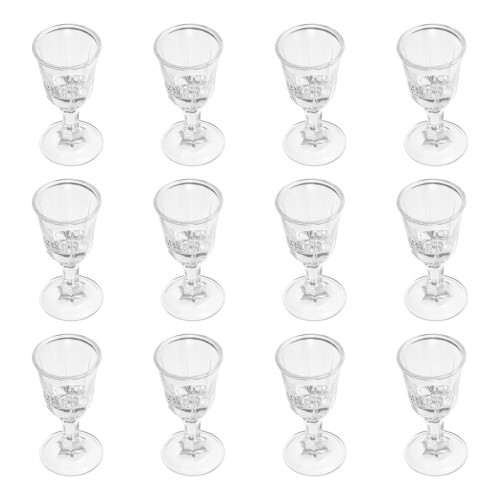 24Pcs Goblet Tiny Drink Cups for Home and Bar