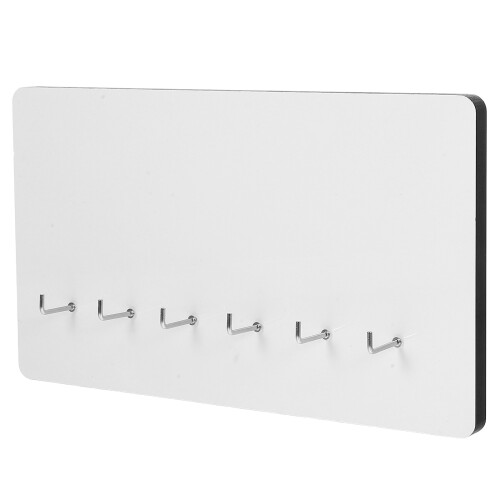 2Sets White Sublimation Floating Wall Boards with Hooks for Office Use 2