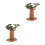 2Pcs Multi-Color Simulation PVC Trees for Children's Learning Diorama 8