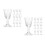24Pcs Goblet Tiny Drink Cups for Home and Bar 5