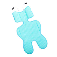 3Pcs Breathable Blue Baby Stroller Cushion Comfortable Seat Liner Pad