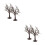 4Pcs Versatile Coffee Fake Trees for Sand Table and Model Landscape 5