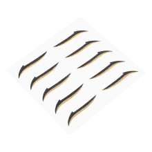 15Pairs Glitter Eyeliner Stickers Multi Color Easy Apply