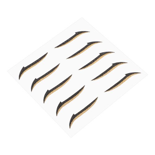 15Pairs Glitter Eyeliner Stickers Multi Color Easy Apply
