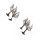 4Pcs Versatile Coffee Fake Trees for Sand Table and Model Landscape 10