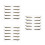15Pairs Glitter Eyeliner Stickers Multi Color Easy Apply 7