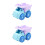 2Pcs Safe Plastic Multi Dump Truck Play Vehicles for Beach Sand 5