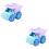 2Pcs Safe Plastic Multi Dump Truck Play Vehicles for Beach Sand 6