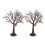 4Pcs Versatile Coffee Fake Trees for Sand Table and Model Landscape 2